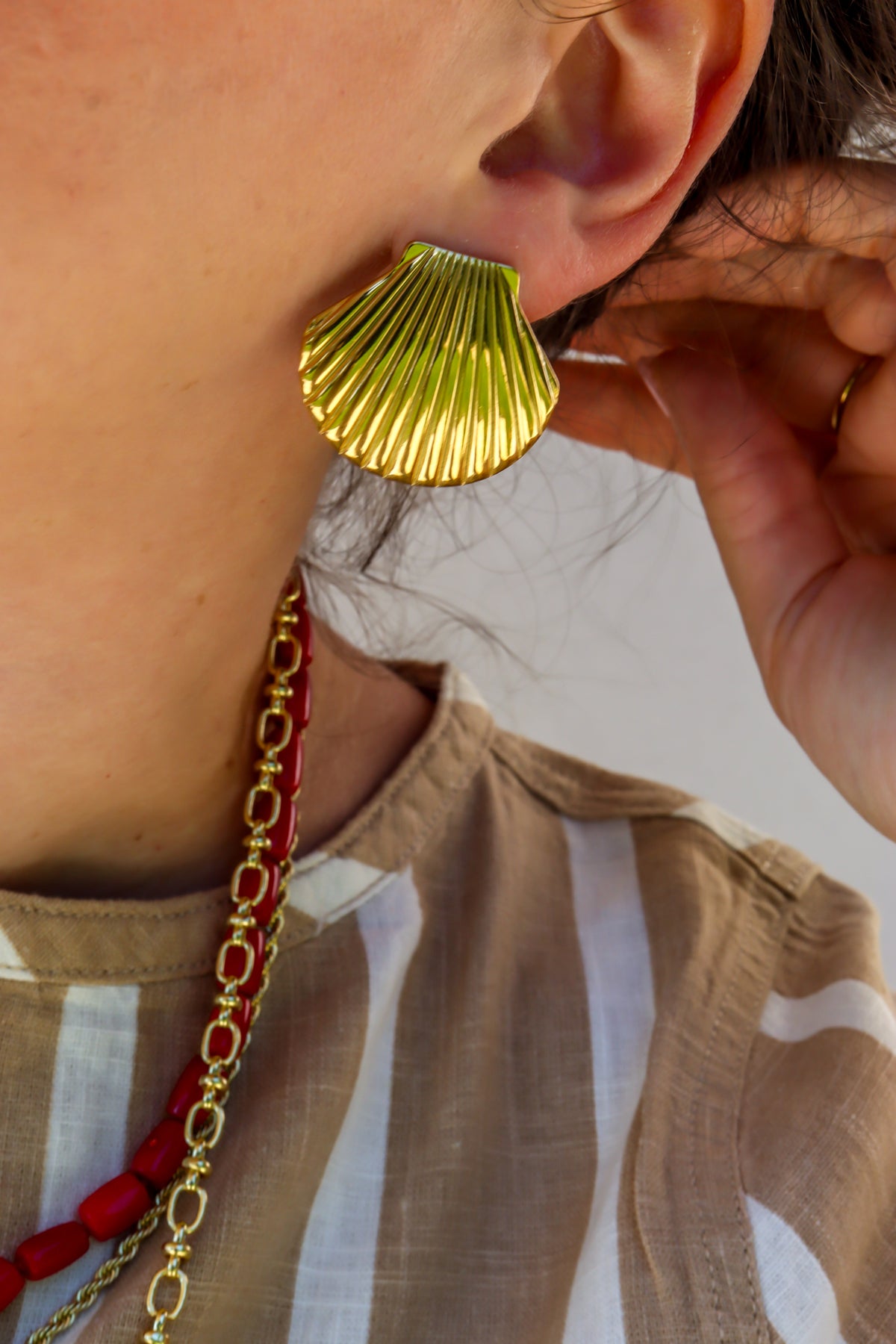 Mè·ro Bijoux - Boucles d'oreilles FLEUR DE POMMIER Or