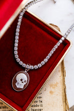 Carica l&#39;immagine nel visualizzatore di Gallery, Collana TENNIS GOTHIC luxury - Halloween EDITION - argento 925
