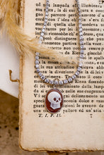 Carica l&#39;immagine nel visualizzatore di Gallery, Collana TENNIS GOTHIC luxury - Halloween EDITION - argento 925
