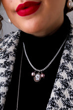 Carica l&#39;immagine nel visualizzatore di Gallery, Collana TENNIS GOTHIC luxury - Halloween EDITION - argento 925

