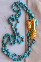 Carica l&#39;immagine nel visualizzatore di Gallery, Collana MILLE MODI LA PALMA - PERLA BAROCCA E SPILLA VOLTO OMAGGIO - argento 925 placcato oro 18k
