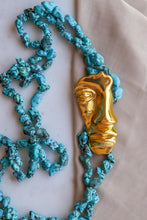 Carica l&#39;immagine nel visualizzatore di Gallery, Collana MILLE MODI LA PALMA - PERLA BAROCCA E SPILLA VOLTO OMAGGIO - argento 925 placcato oro 18k
