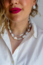 Carica l&#39;immagine nel visualizzatore di Gallery, Collana ROYAL PLUS 2 - LIMITED EDITION - Perle barocche argento 925
