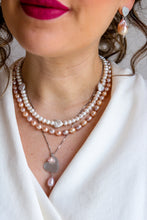 Carica l&#39;immagine nel visualizzatore di Gallery, Collana PEONIA LUXURY RISO - argento 925
