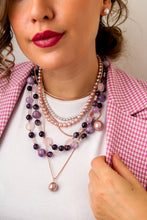 Carica l&#39;immagine nel visualizzatore di Gallery, Collana ROSA - argento 925 placcato oro rosa 18k
