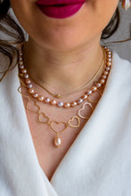 Carica l&#39;immagine nel visualizzatore di Gallery, Collana PEONIA LUXURY RISO ORO - argento 925 placcato oro 18k
