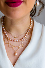 Carica l&#39;immagine nel visualizzatore di Gallery, Collana PEONIA LUXURY RISO ORO - argento 925 placcato oro 18k
