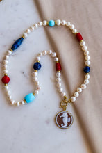 Carica l&#39;immagine nel visualizzatore di Gallery, Collana CUSTODE DEI FONDALI - argento 925 placcato oro 18k
