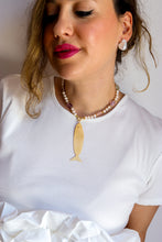 Carica l&#39;immagine nel visualizzatore di Gallery, Collana LUCE IN BOTTIGLIA - argento 925 placcato oro 18k
