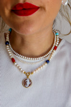 Carica l&#39;immagine nel visualizzatore di Gallery, Collana CUSTODE DEI FONDALI - argento 925 placcato oro 18k
