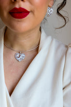Carica l&#39;immagine nel visualizzatore di Gallery, Serie UNICO LUXURY - Eterna Fioritura - Set di collane e ciondolo cammeo argento 925
