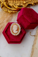 Carica l&#39;immagine nel visualizzatore di Gallery, Anello MADEMOISELLE PEARLS - argento 925 placcato oro 18k
