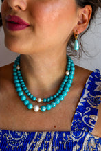 Charger l'image dans la galerie, Linea Mè·ro Bijoux  - Orecchini GOCCIA DI SIRENA - Ceramica turchese
