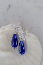 Load image into Gallery viewer, Linea Precious - Orecchini GOCCIA DI SIRENA - Ceramica blu
