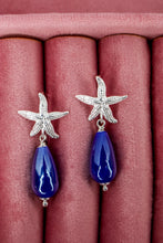 Load image into Gallery viewer, Linea Precious - Orecchini GOCCIA DI SIRENA - Ceramica blu
