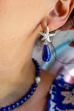 Load image into Gallery viewer, Linea Precious - Orecchini GOCCIA DI SIRENA - Ceramica blu
