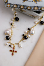 Carica l&#39;immagine nel visualizzatore di Gallery, Collana BYZANTINE ORO - argento 925 placcato oro 18k
