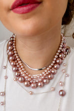Carica l&#39;immagine nel visualizzatore di Gallery, Collana ROSALINA ROSA paricollo - argento 925
