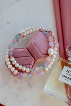 Carica l&#39;immagine nel visualizzatore di Gallery, Collana LE UNICHE - ECO DI PETALI - argento 925 placcato oro rosa 18k
