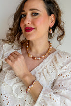 Carica l&#39;immagine nel visualizzatore di Gallery, Bracciale ROYAL PLUS ROSA perle barocche - argento 925
