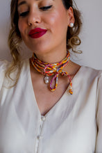 Carica l&#39;immagine nel visualizzatore di Gallery, Collana FULARINO ROSA - arg925
