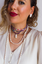 Carica l&#39;immagine nel visualizzatore di Gallery, Collana FULARINO VIOLA - arg925
