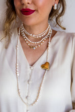 Carica l&#39;immagine nel visualizzatore di Gallery, Collana ICONA DI PERLE ORO - argento 925 placcato oro 18k
