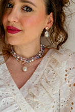 Carica l&#39;immagine nel visualizzatore di Gallery, Collana MILLE MODI ECO DI PETALI - argento 925 placcato oro rosa 18k
