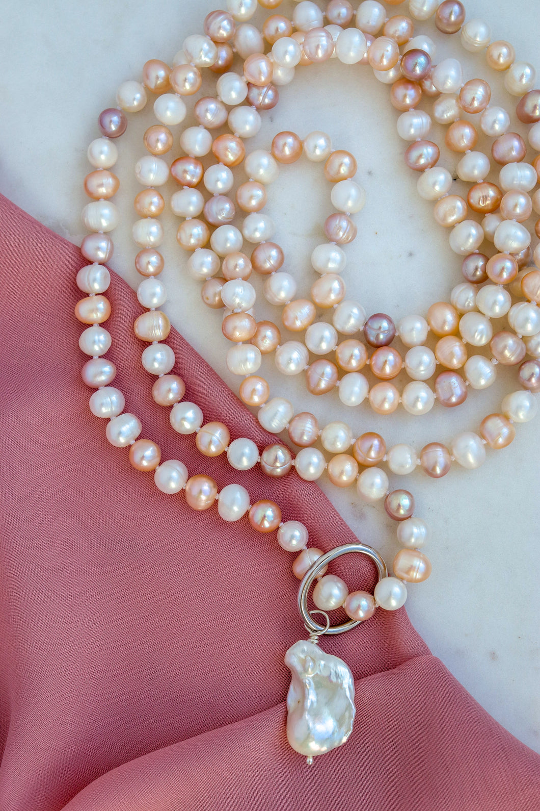 Collana MILLE MODI - Eleganza Nude - PENDENTE OMAGGIO - arg925
