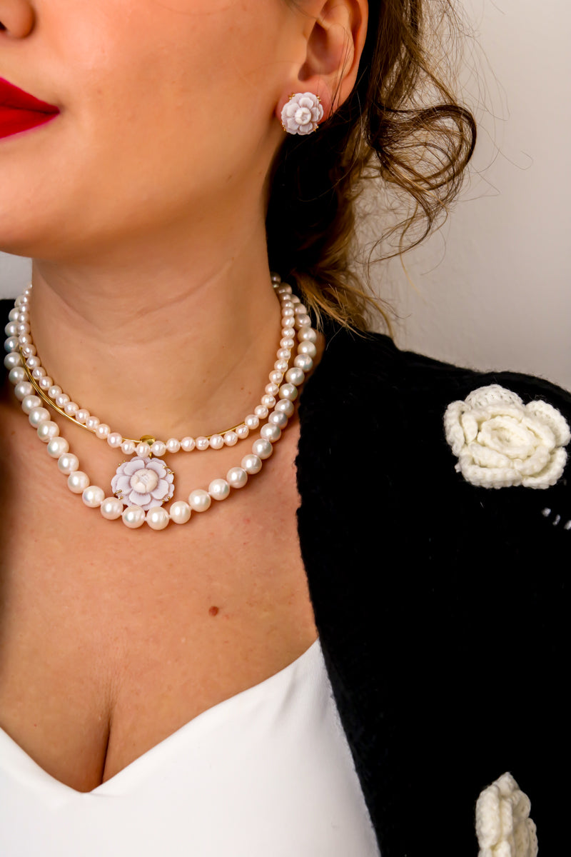 Ligne Luxury - Boucles d'oreilles CAMELIA OR - PETITES