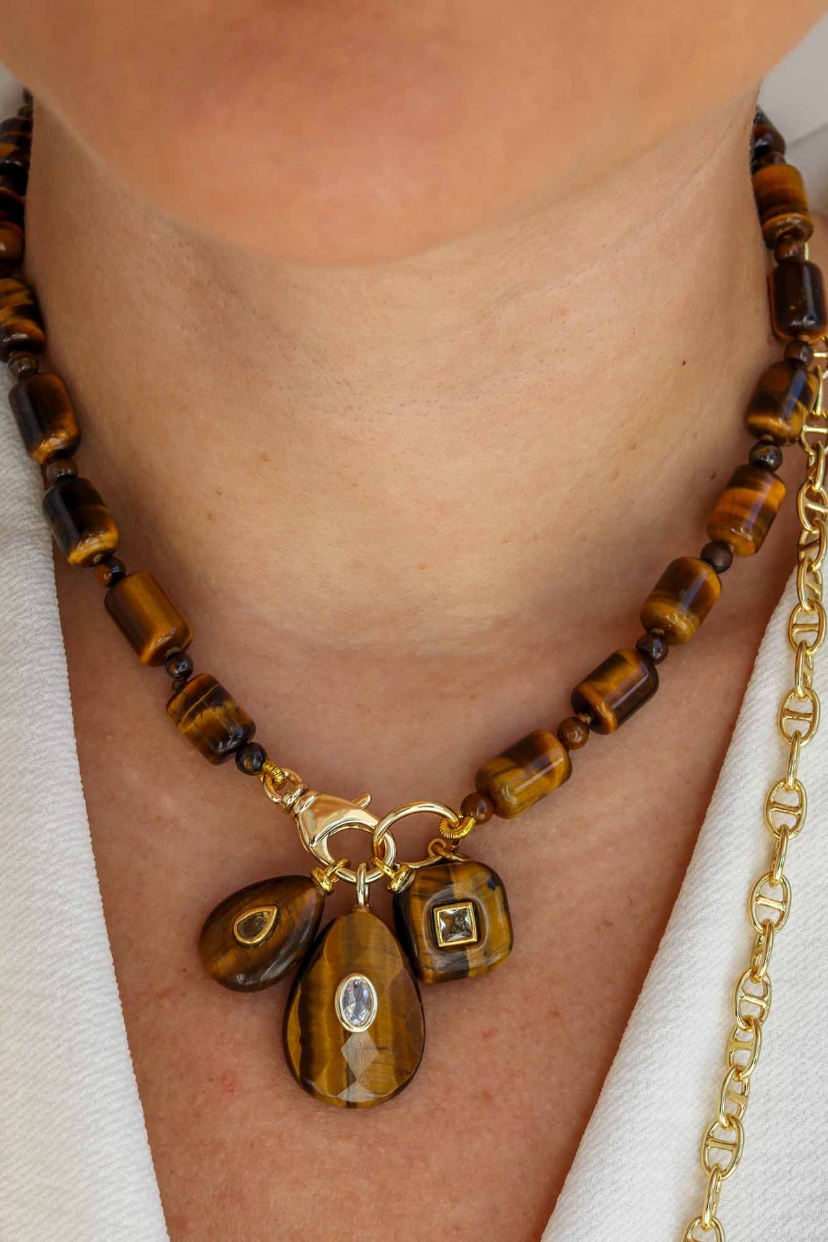 Linea Mè·ro Bijoux - Collana VIBRA LUX MELODIA DI FOGLIE