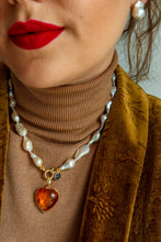 Carica l'immagine nel visualizzatore di Gallery, Pendente CUSTODE DEL TEMPO - argento 925 placcato oro 18k
