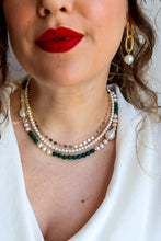 Carica l'immagine nel visualizzatore di Gallery, Collana POLVERE DI FATA - MUSCHIO - argento 925 placcato oro 18k
