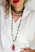 Carica l'immagine nel visualizzatore di Gallery, Pendente ROSSO DI BOSCO - argento 925 placcato oro 18k
