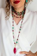 Carica l'immagine nel visualizzatore di Gallery, Pendente ROSSO DI BOSCO - argento 925 placcato oro 18k
