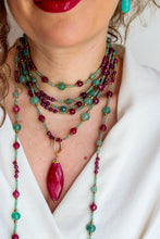 Carica l'immagine nel visualizzatore di Gallery, Pendente ROSSO DI BOSCO - argento 925 placcato oro 18k
