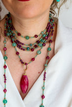 Carica l'immagine nel visualizzatore di Gallery, Pendente ROSSO DI BOSCO - argento 925 placcato oro 18k
