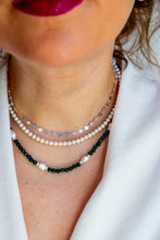 Carica l'immagine nel visualizzatore di Gallery, Collana FATA DEL BOSCO - VERDE - argento 925
