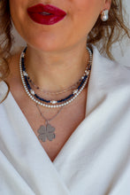 Carica l'immagine nel visualizzatore di Gallery, Collana FATA DEL BOSCO - BLU - argento 925
