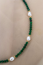 Carica l'immagine nel visualizzatore di Gallery, Collana FATA DEL BOSCO - VERDE - argento 925 placcato oro 18k
