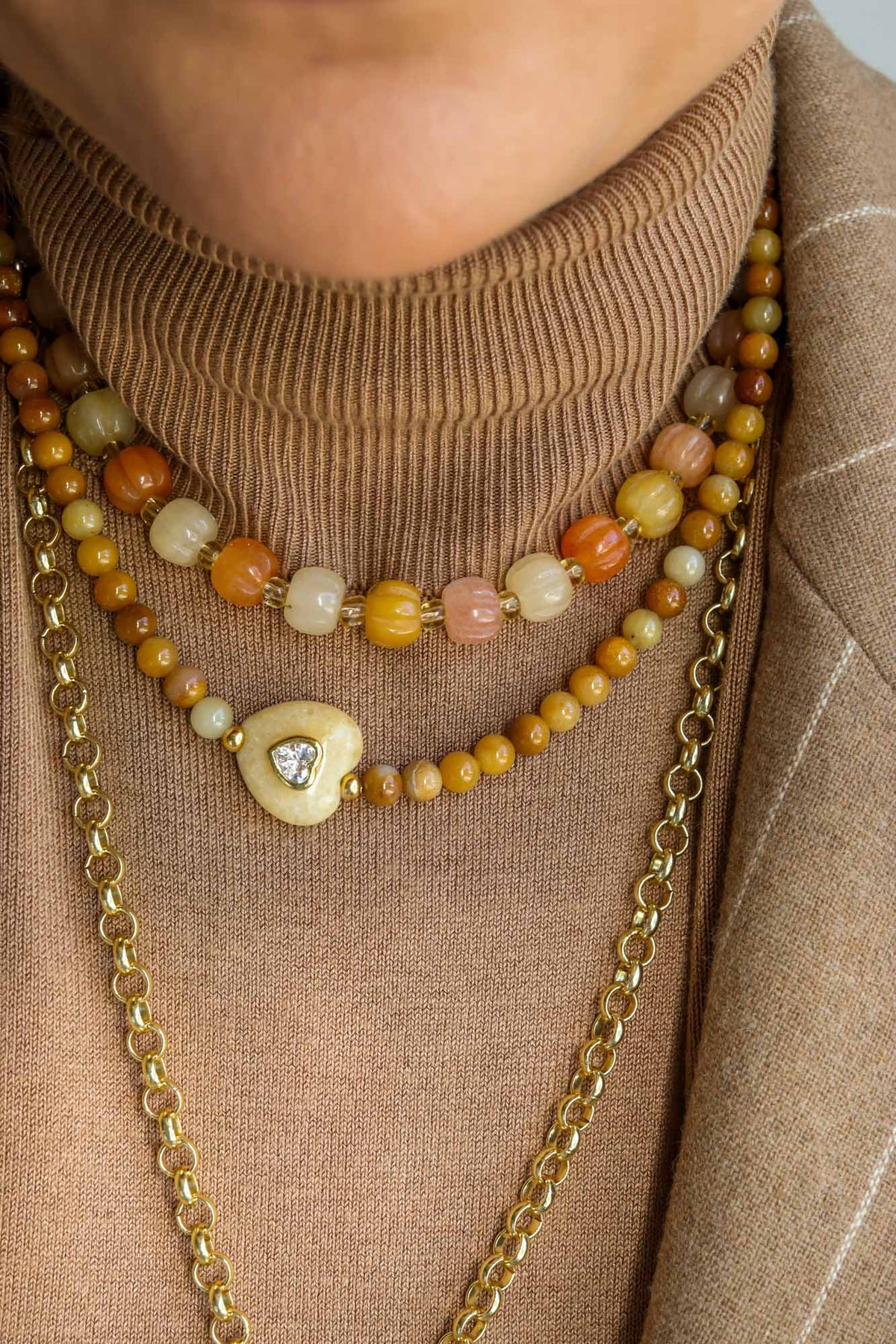 Linea Mè·ro Bijoux - Collana ORO DI BOSCO