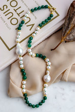 Carica l'immagine nel visualizzatore di Gallery, Collana POLVERE DI FATA - MUSCHIO - argento 925 placcato oro 18k
