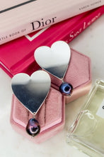 Carica l'immagine nel visualizzatore di Gallery, Linea Luxury - Orecchini CUORE MELANY Deep Blue - EDIZIONE LIMITATA
