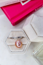 Carica l'immagine nel visualizzatore di Gallery, Linea Precious - Anello GOCCIA DI LUNA - Rosa - argento 925
