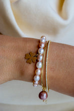 Carica l'immagine nel visualizzatore di Gallery, Linea Precious - Bracciale PEARL ORO - ROSA - argento 925 placcato oro 18k
