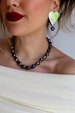 Carica l'immagine nel visualizzatore di Gallery, Linea Luxury - Orecchini CUORE MELANY Deep Blue - EDIZIONE LIMITATA
