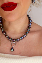 Carica l'immagine nel visualizzatore di Gallery, Linea Luxury - Collana GRANATINA LUNA ROMANTICA - argento 925
