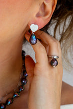 Charger l'image dans la galerie, Ligne Precious - Bague GOUTTE DE LUNE - Deep Blue - argent 925
