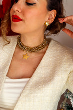 Carica l'immagine nel visualizzatore di Gallery, Collana MILLE MODI STELLA CADENTE - Champagne - argento 925 placcato oro 18k
