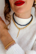 Carica l'immagine nel visualizzatore di Gallery, Linea Precious - Bracciale RUGIADA D'ORO - argento 925 placcato oro 18k
